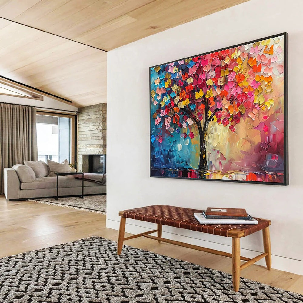Handmade Large Abstract Wall Art, Art Deco-inspired for Luxury Homes DLZ3242