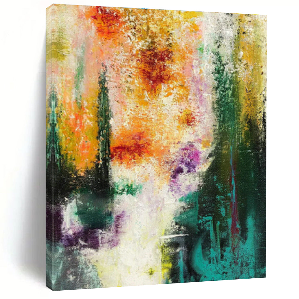 Jumbo Custom Handmade Abstract Wall Art for Vintage Record Stores  DLZ0007