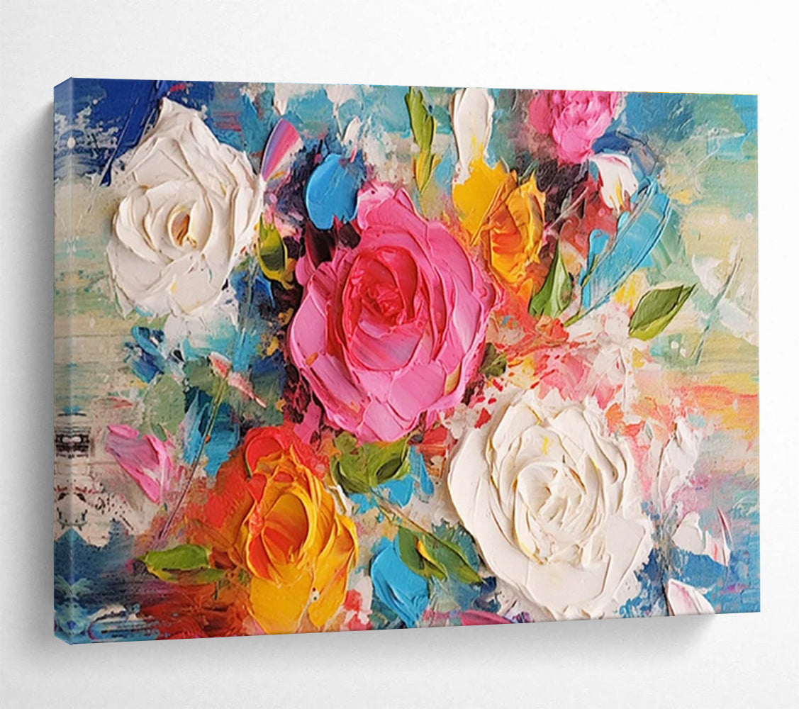 Extra Large Custom Hand-Painted Abstract Art for Event Spaces DLZ3268