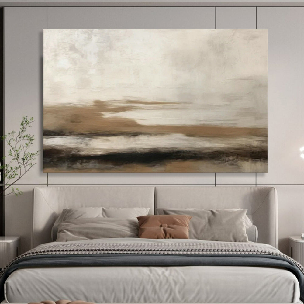 Large Custom Abstract Hand-Painted Art for Ice Rink DLZ2716