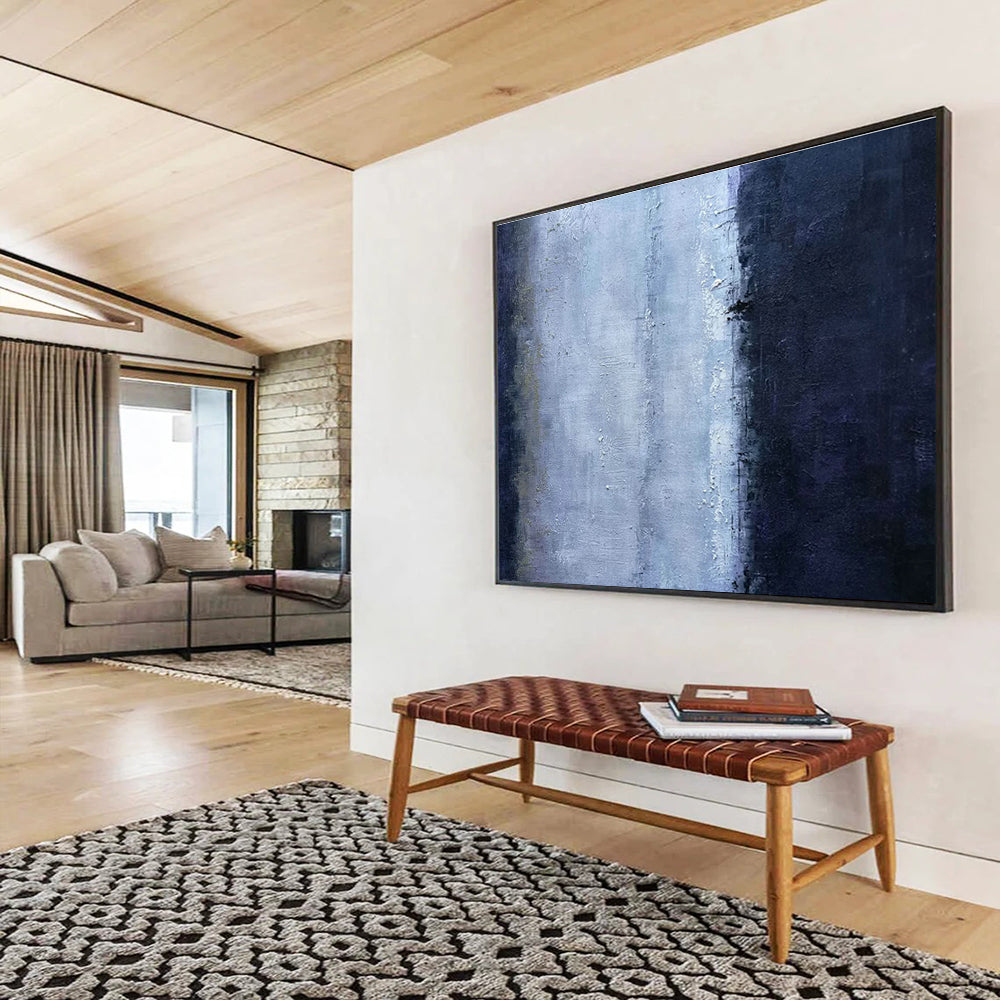 Handmade Large Abstract Painting, Earthy Tones for Cozy Home Decor DLZ3224