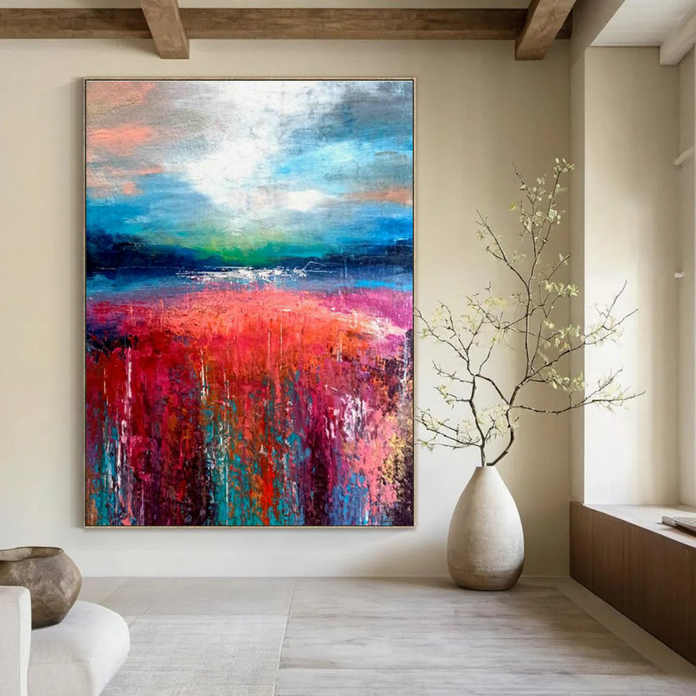 Extra Large Custom Handmade Abstract Wall Art for Calligraphy Studios  DLZ0011