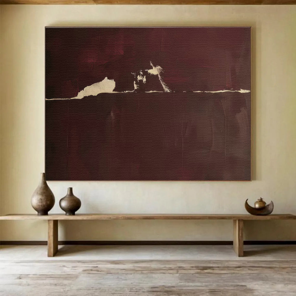 Bespoke Underwater Restaurant Oversized Abstract Hand-Painted Mural DLZ2525