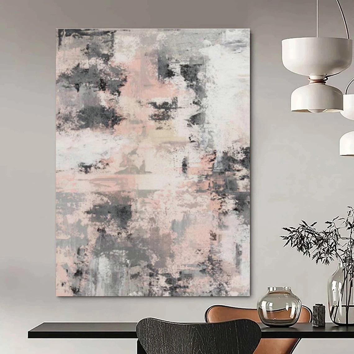 Colossal Custom Hand-Painted Abstract Art for Esports Tournament Arenas  DLZ0068