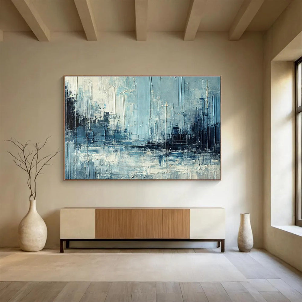 Oversized Custom Abstract Hand Painting for Soap Making Workshop DLZ2751