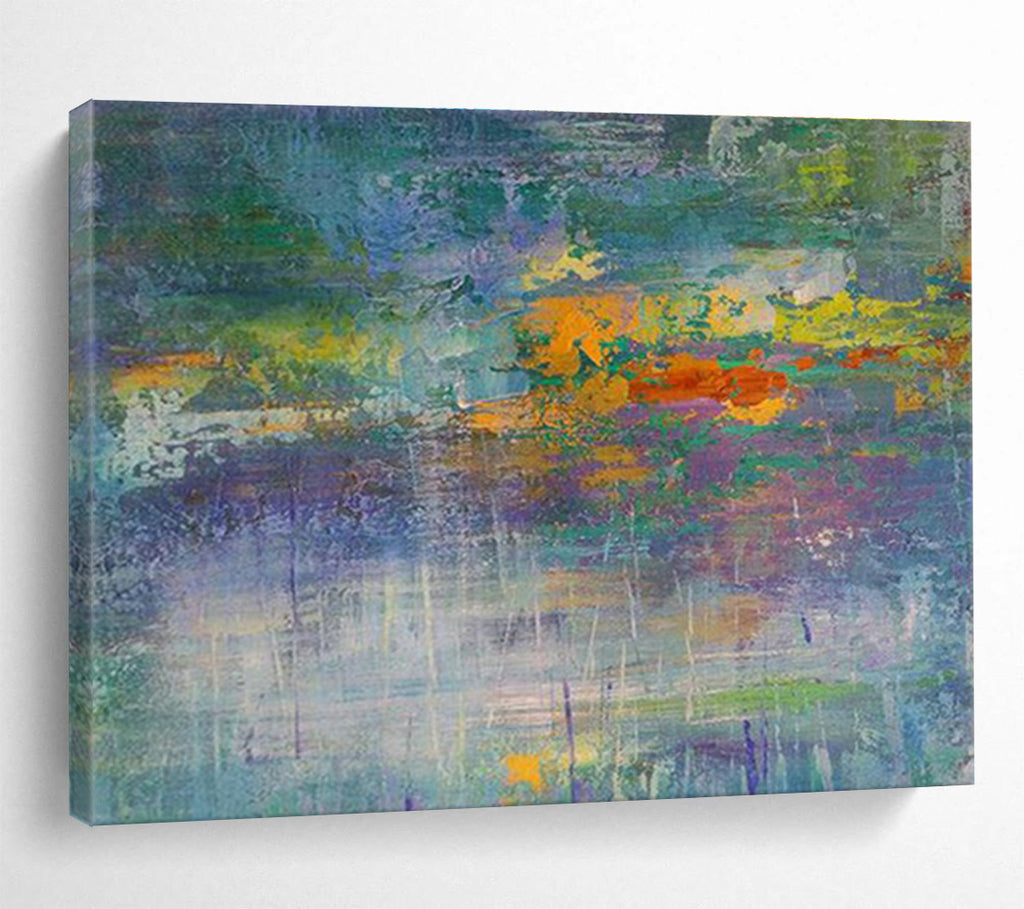 Custom-Made Fusion Energy Research Center Large Abstract Hand Painting DLZ2572