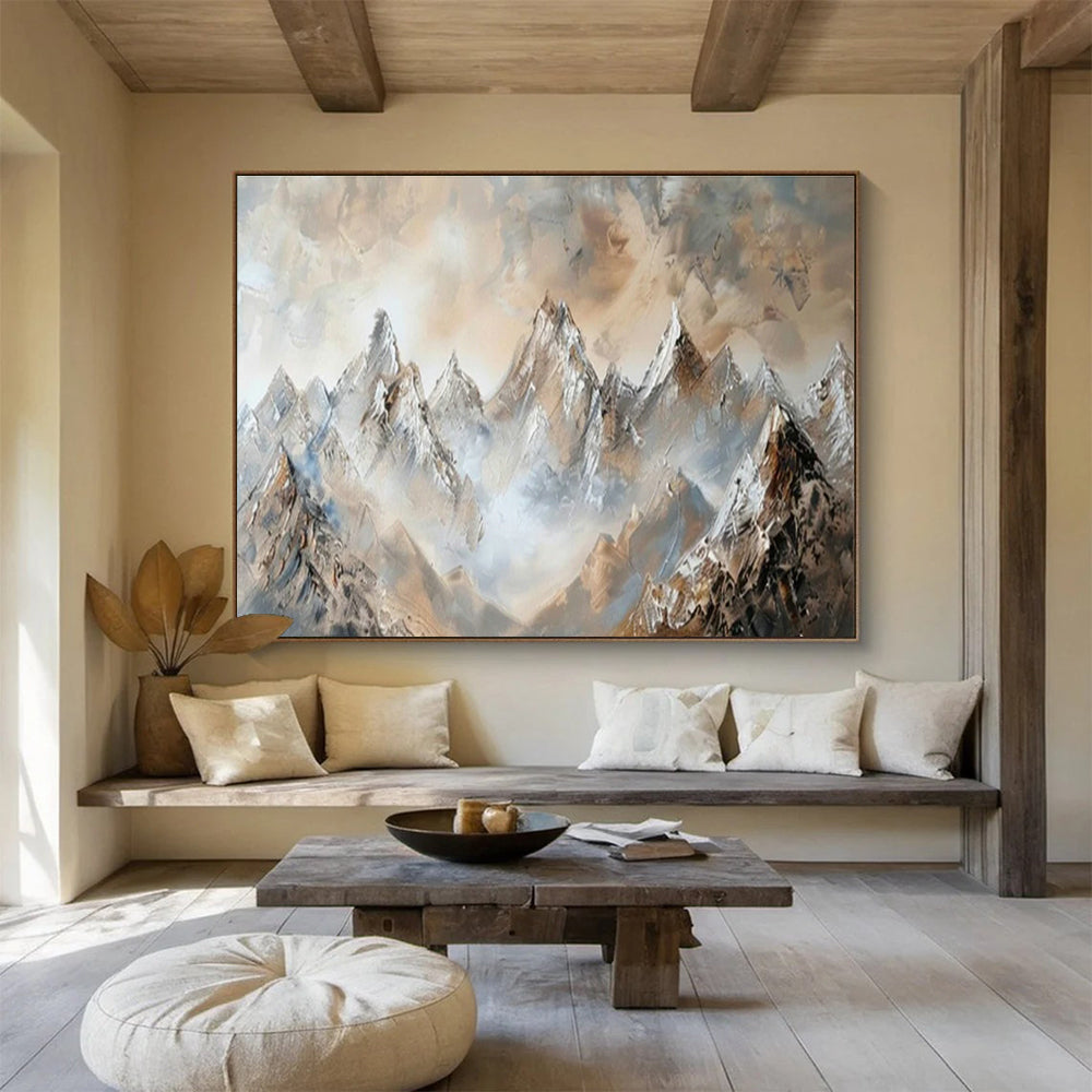 Oversized Custom Hand-Painted Abstract Art for Virtual Reality Content Creation Studio DLZ2850
