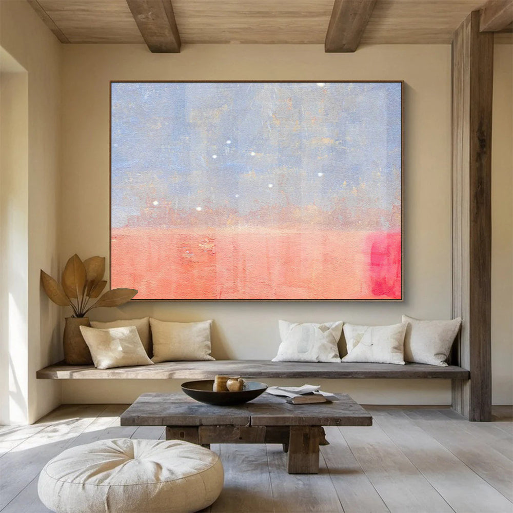 Customizable Underwater Mineral Refinery Abstract Hand Painting DLZ2664