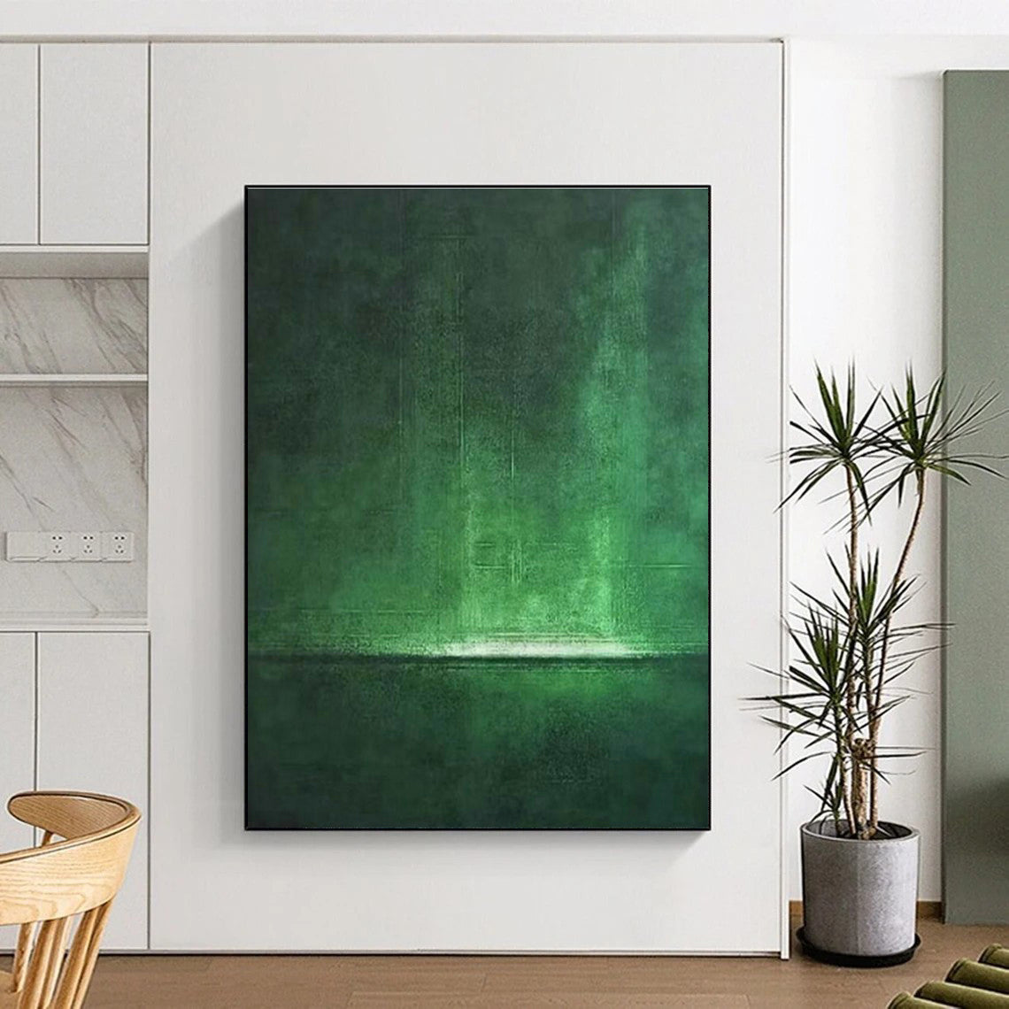 Immense Custom Hand-Painted Abstract Painting - Quantum Mystique for Quantum Physics Research Centers  DLZ0312