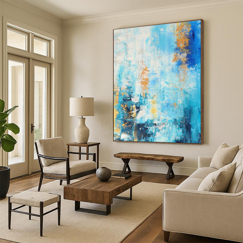 Oversized Custom Handmade Abstract Painting for Perfume Boutiques  DLZ0014