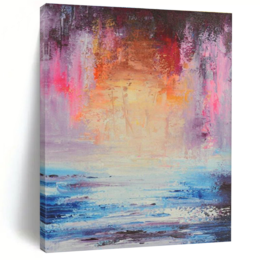 Colossal Custom Handmade Abstract Wall Art for Rock Climbing Gyms  DLZ0027