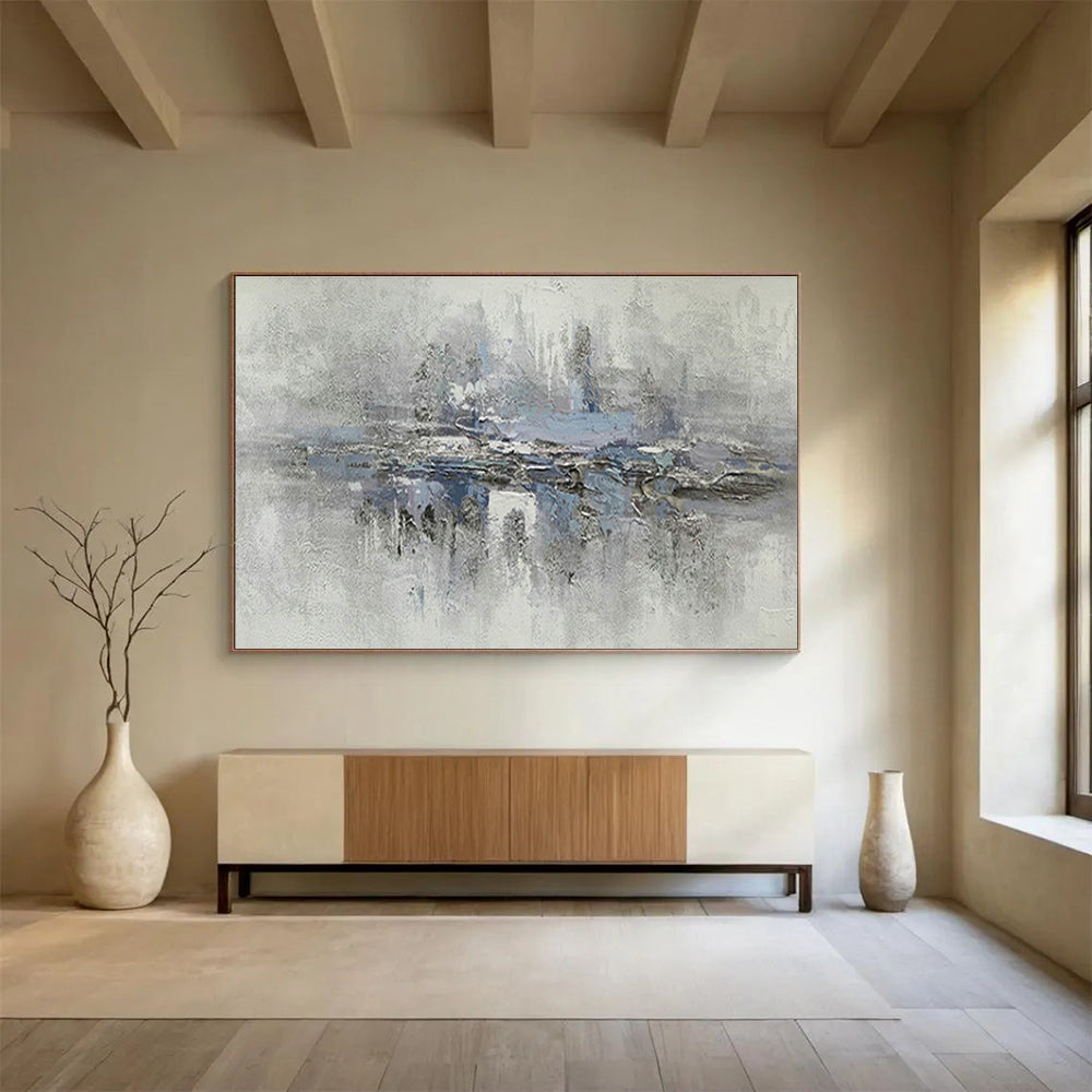 Large-Size Custom Hand-Painted Abstract Painting for Veterinary Clinic DLZ2733