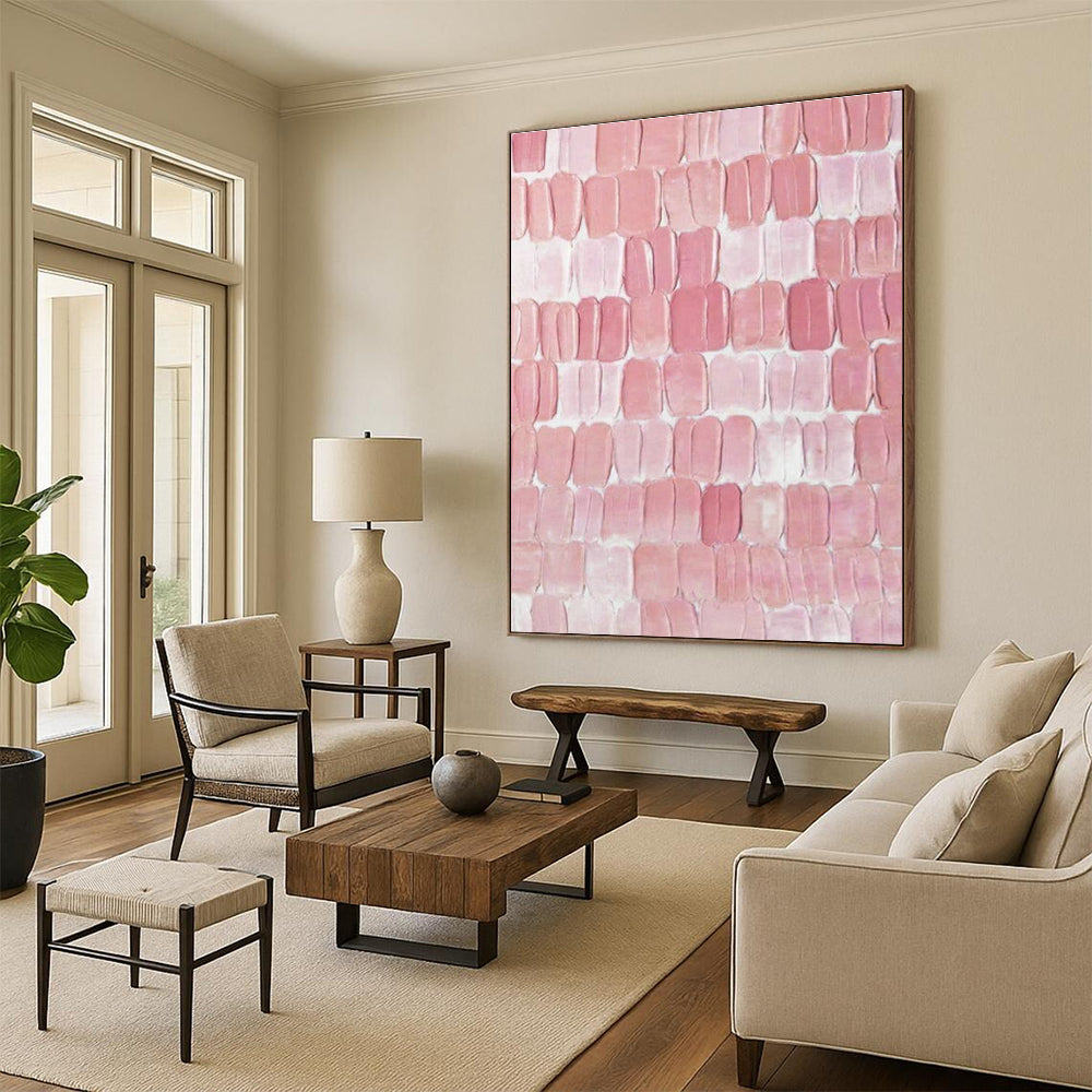 Grand Custom Hand-Painted Abstract Canvas - Artistic Modernity for Contemporary Art Biennales  DLZ0274