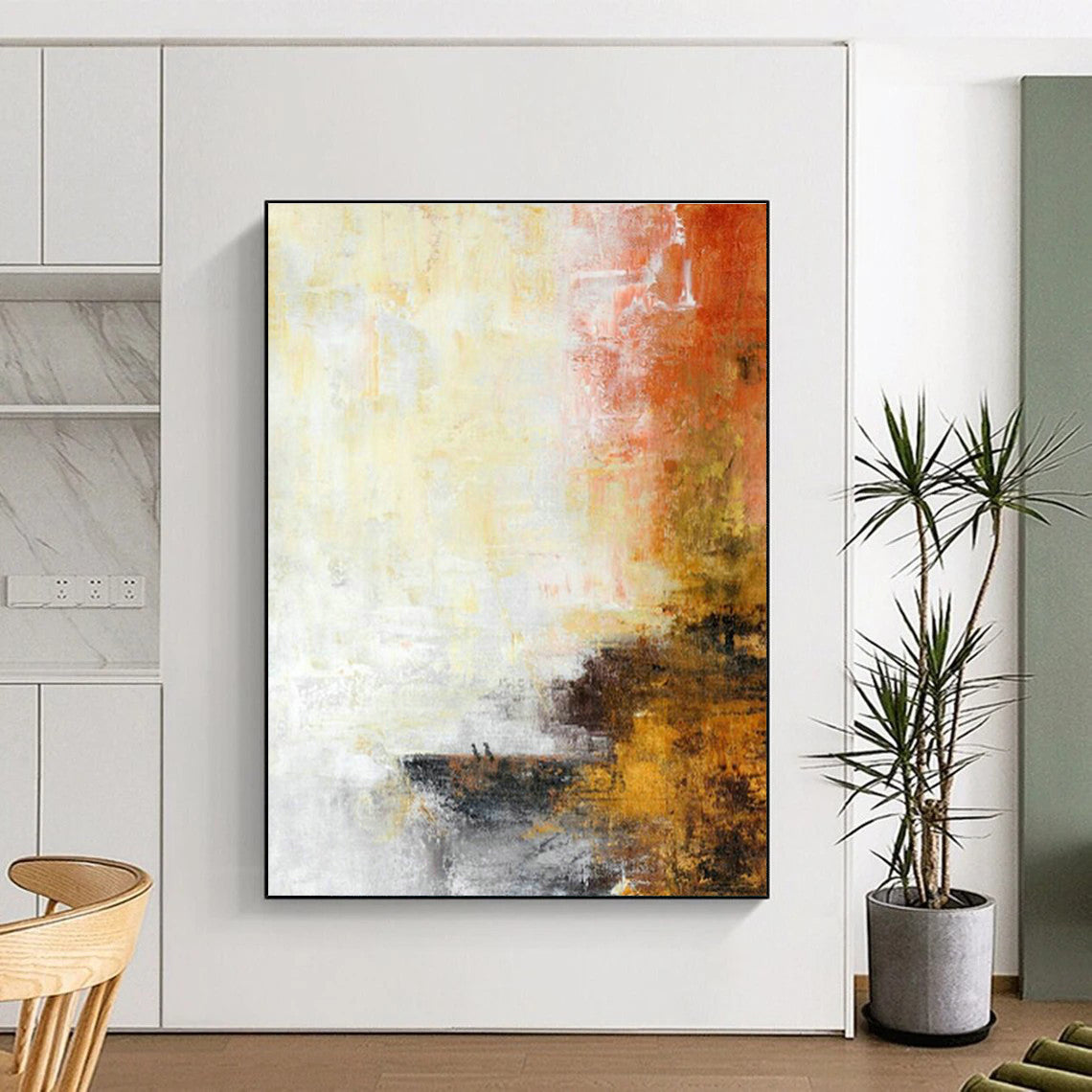 Extra Wide Custom Handmade Abstract Wall Art for Escape Room Venues  DLZ0066
