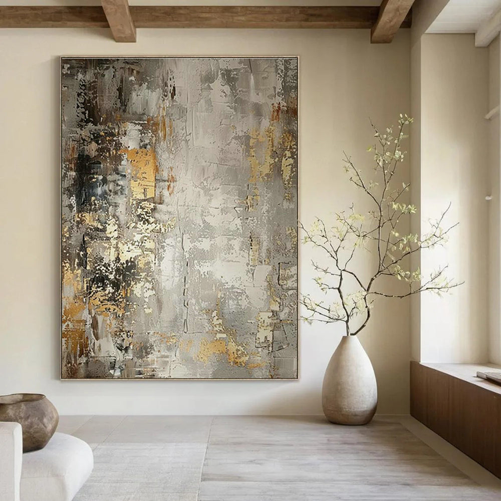 Must-Have for Studies: Large-Scale Custom Hand-Painted Abstract Art Masterpiece  DLZ0123