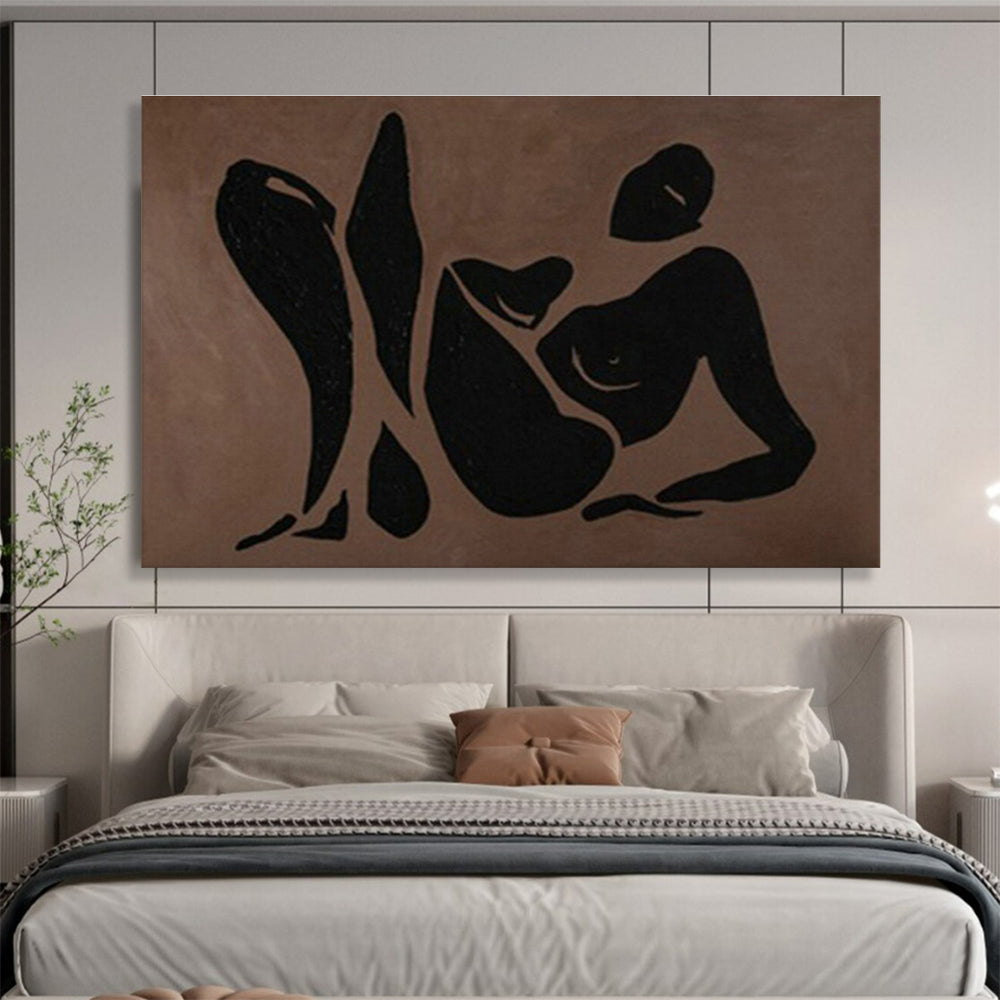 Large Custom Abstract Hand-Painted Art for Underwater Archaeological Artifact Conservation and Display Museum DLZ3127