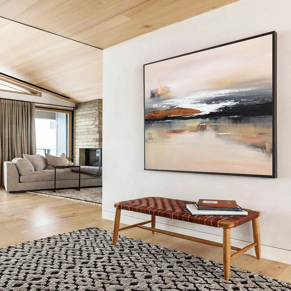 Huge Custom Handmade Abstract Painting for Community Art Galleries DLZ3298