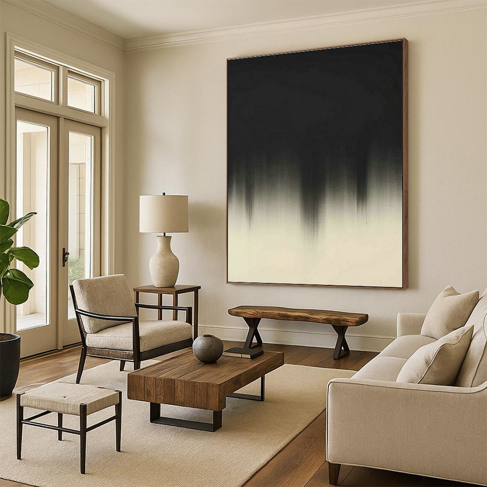 Enormous Custom Hand-Painted Abstract Painting - Artisanal Spirit for Handmade Soap Boutiques  DLZ0249