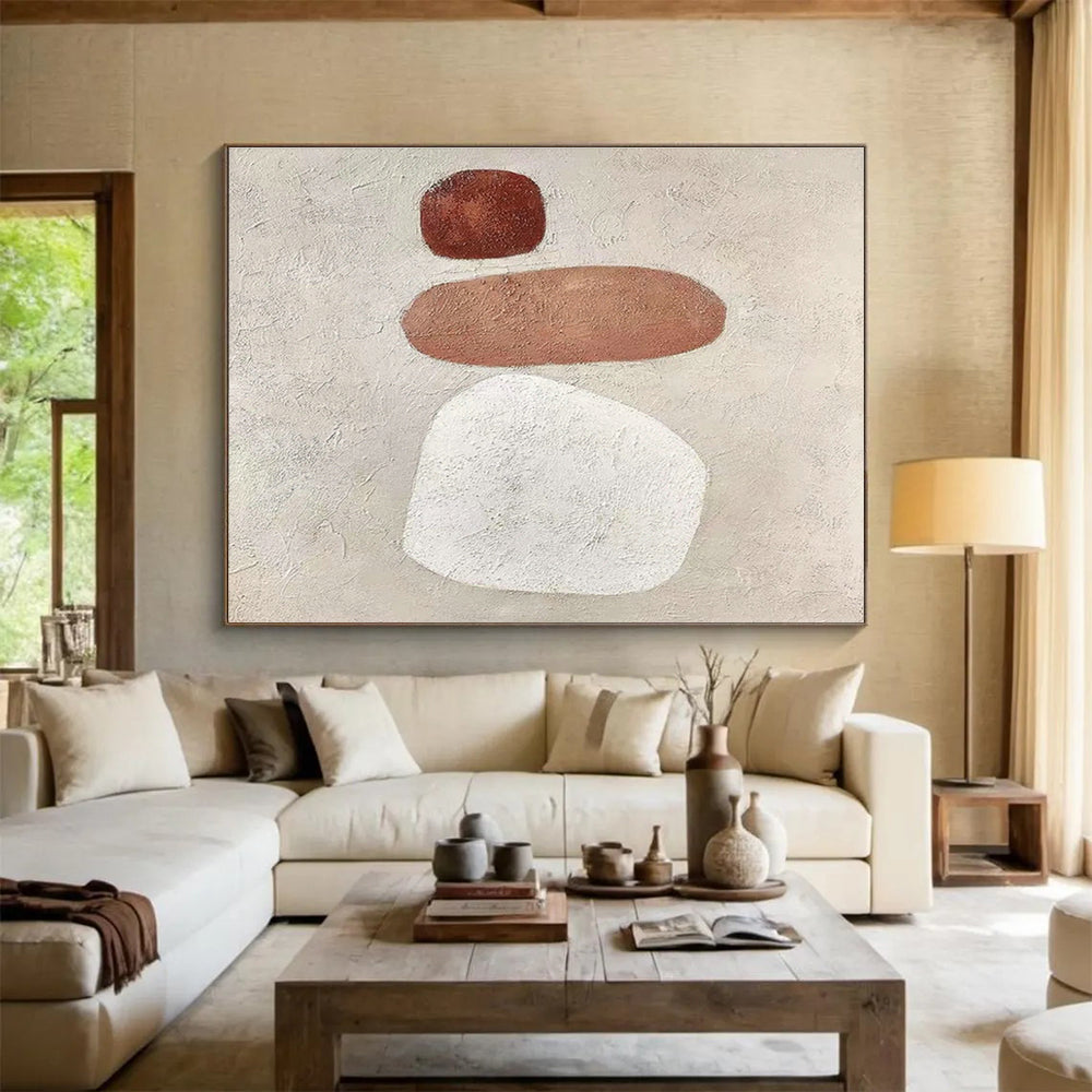 Customized Large-Scale Abstract Hand Painting for Ocean Wave Energy Test Facility DLZ2978