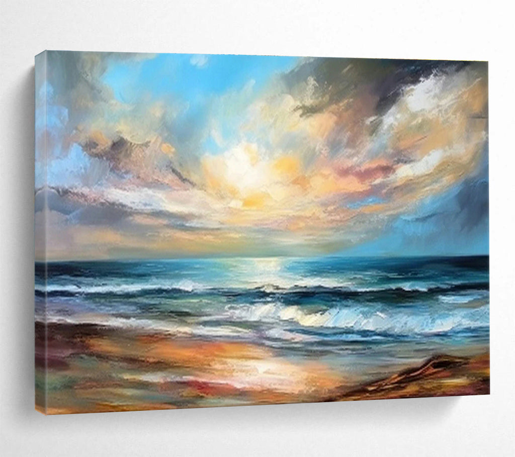 Customizable Underwater Archaeology Site Abstract Hand Painting DLZ2536