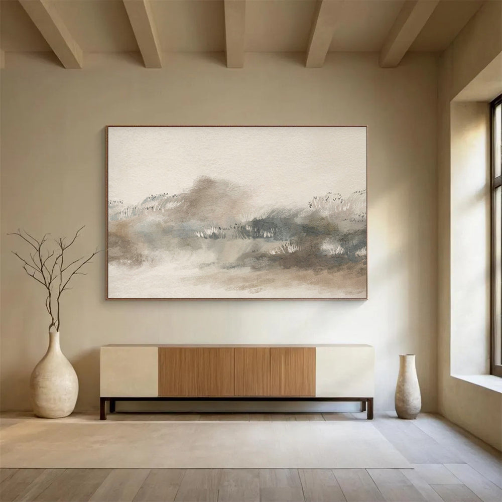 Custom-Made Fusion Energy Power Grid Control Room Large Abstract Hand Painting DLZ2628