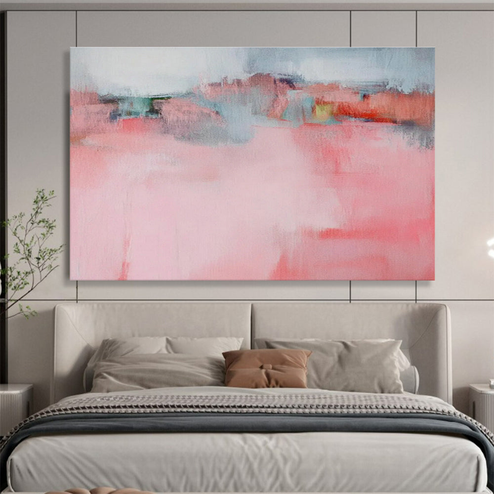 Custom-Made Giant Abstract Hand Painting for Virtual Production Studio Backlot DLZ2871