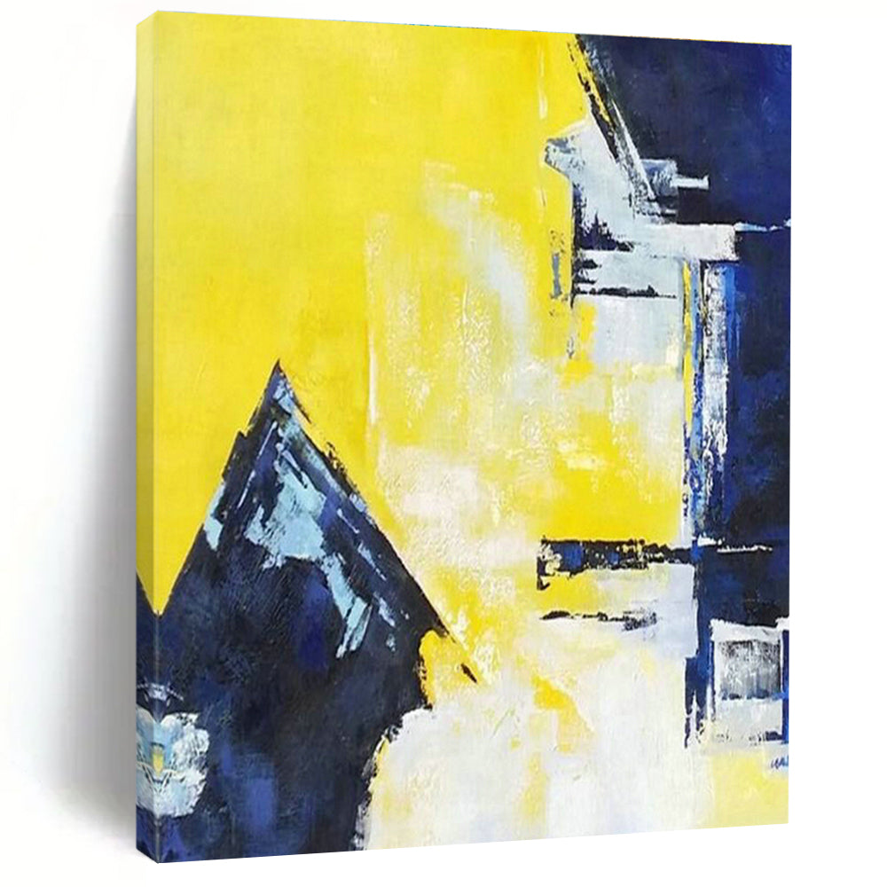 Vast Custom Hand-Painted Abstract Canvas - Artistic Imagination for Graphic Novel Illustration Workshops  DLZ0327