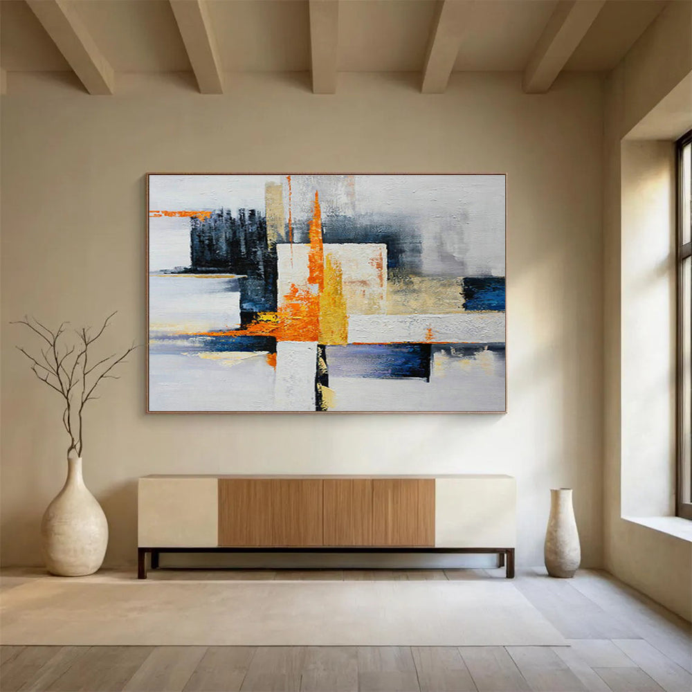 Customizable Underwater Mineral Processing Plant Abstract Hand Painting DLZ2604
