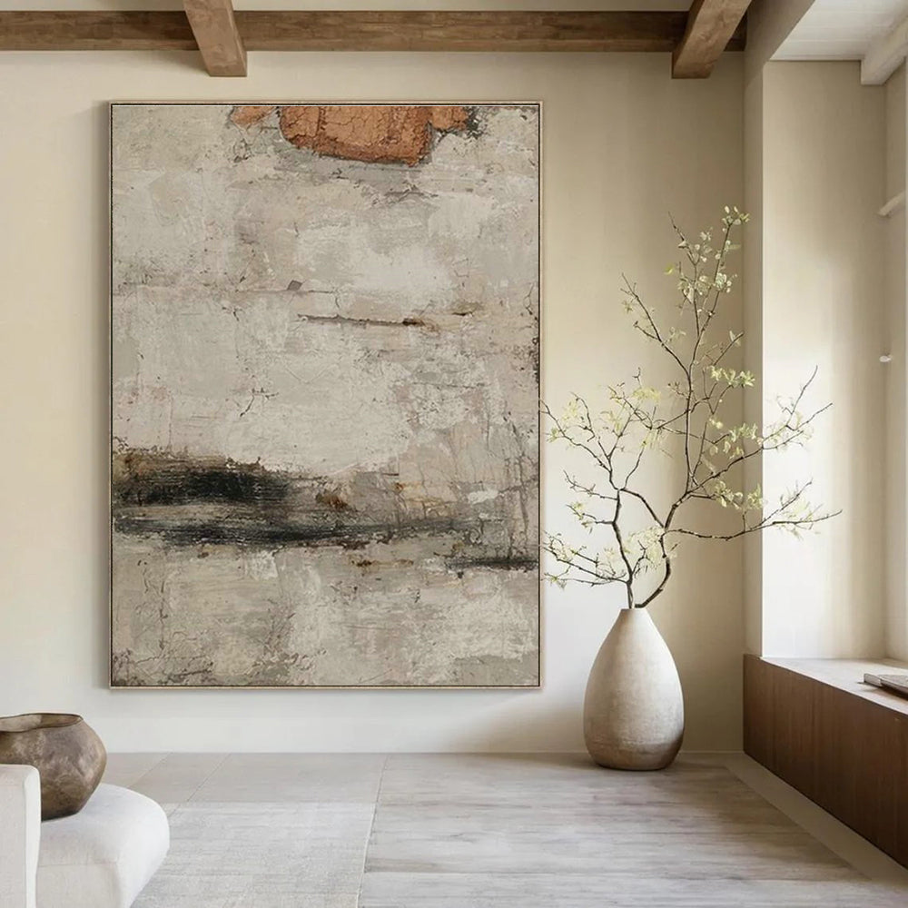 Vast Custom Hand-Painted Abstract Painting - Inspiring Decor for Aviation Terminals  DLZ0183