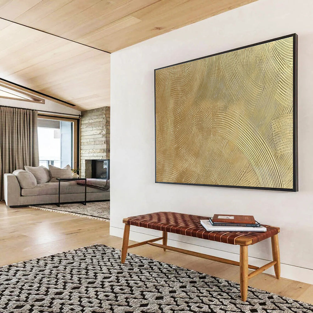 Oversized Custom Hand-Painted Abstract Art for Urban Rainwater Harvesting Hub DLZ2964