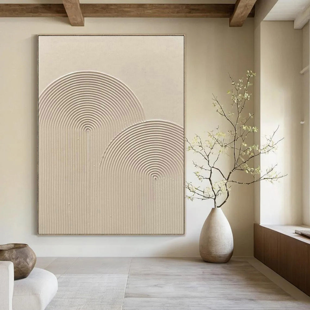 Vast Custom Hand-Painted Abstract Canvas - Artistic Innovation for Digital Design Studios  DLZ0233