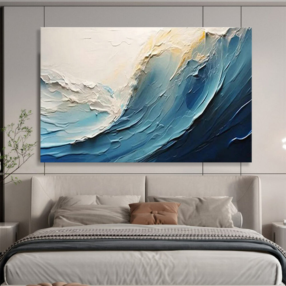 Customized Large-Scale Abstract Hand Painting for Airship Passenger Lounge DLZ2911