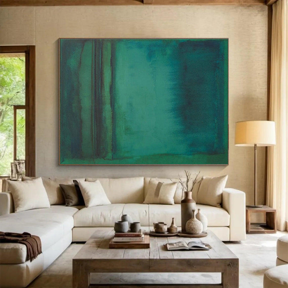 Large-Size Custom Abstract Hand Painting for Urban Rooftop Beekeeping Cooperative Office DLZ2999