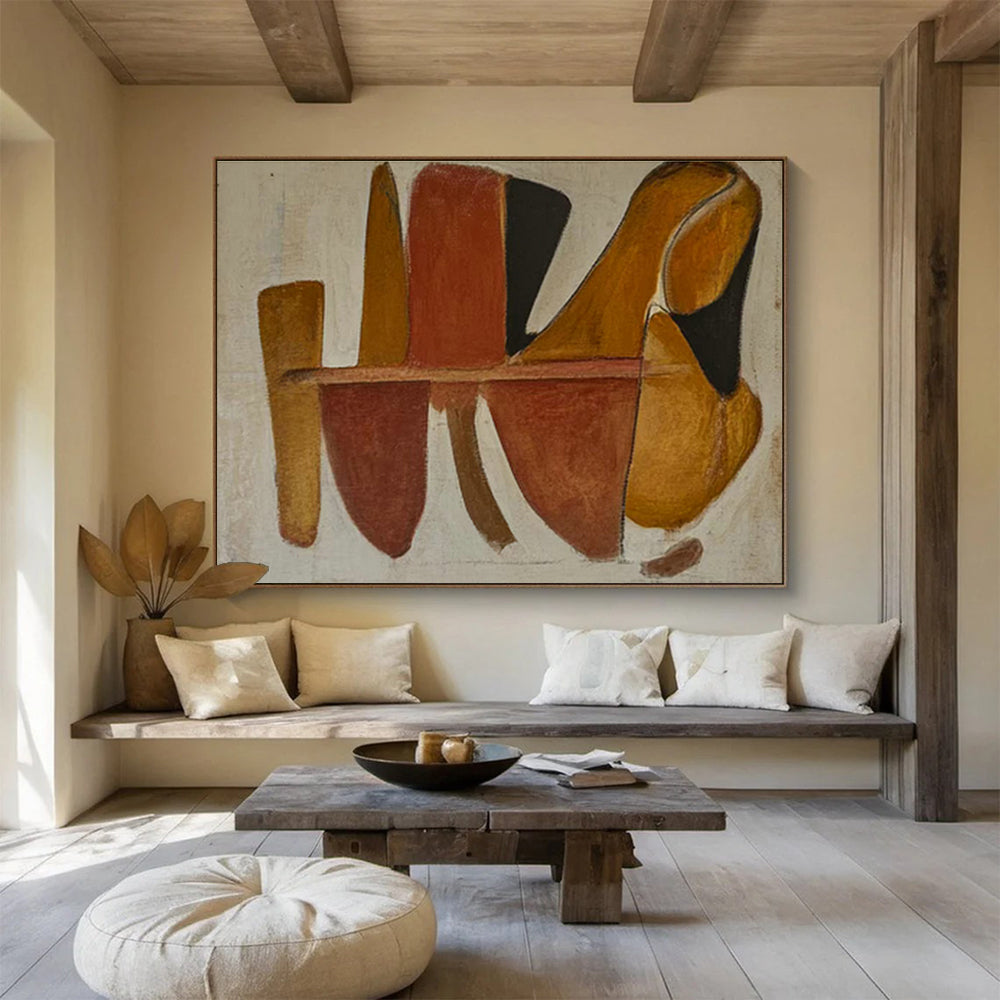 Bespoke Banquet Hall Large Abstract Hand Painting