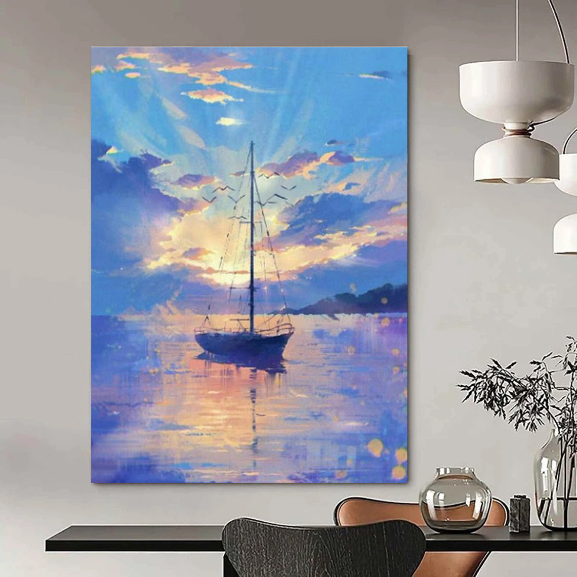 Extensive Large-Scale Custom Hand-Painted Abstract Canvas - Artistic Canvas for Street Art Jams  DLZ0316