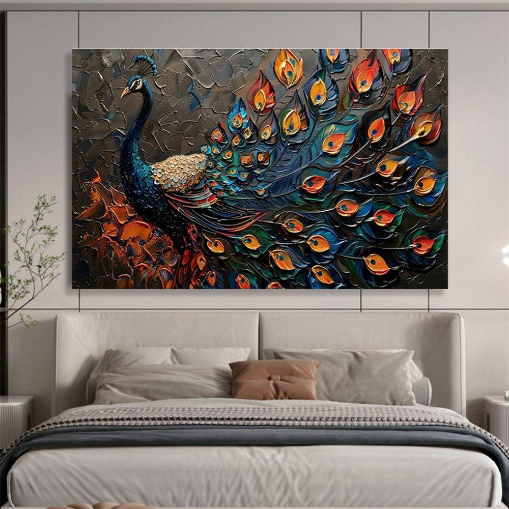 Large Custom Abstract Hand-Painted Art for Underwater Cultural Heritage Virtual Reality and 3D Printing Exhibition Center DLZ3191