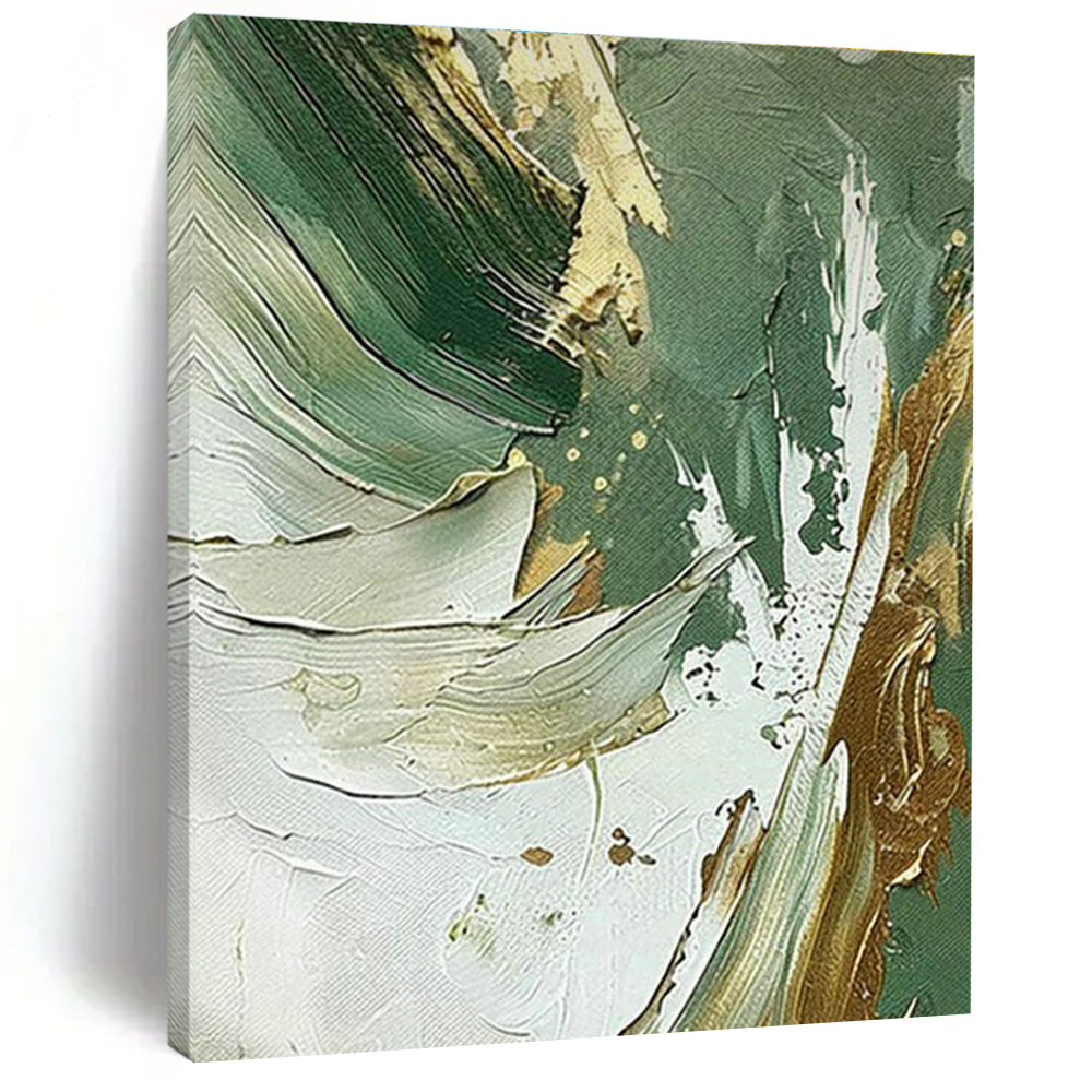 Large-Scale Customizable Hand-Painted Abstract Painting - Artistic Decoration for Cafes  DLZ0126
