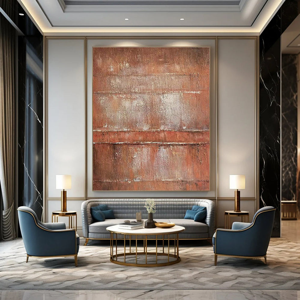 Immense Large Custom Hand-Painted Abstract Artwork - Artistic Inspiration for Glass Blowing Festivals  DLZ0326