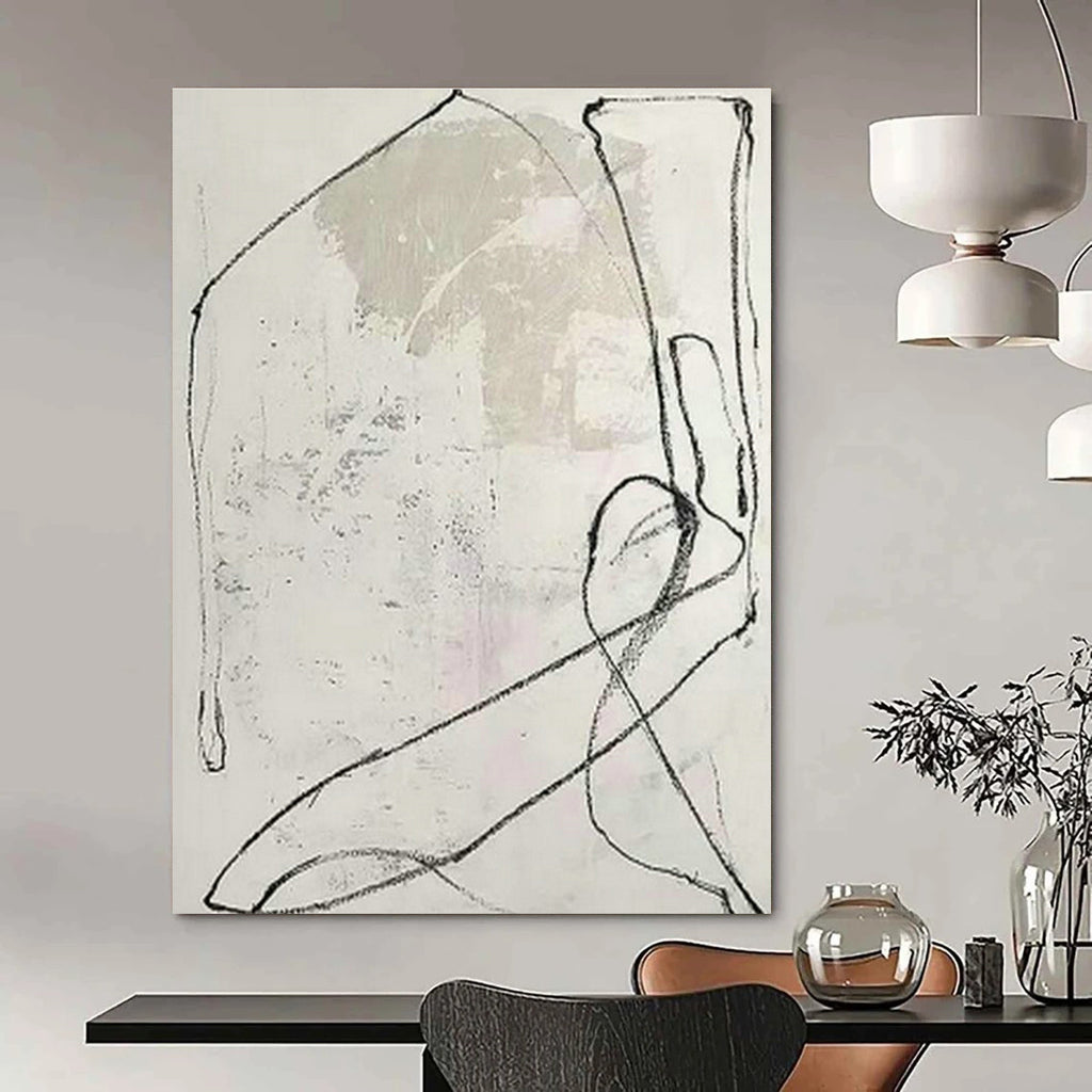 Extensive Large-Scale Custom Hand-Painted Abstract Canvas - Artistic Expression for Graffiti Workshops  DLZ0256