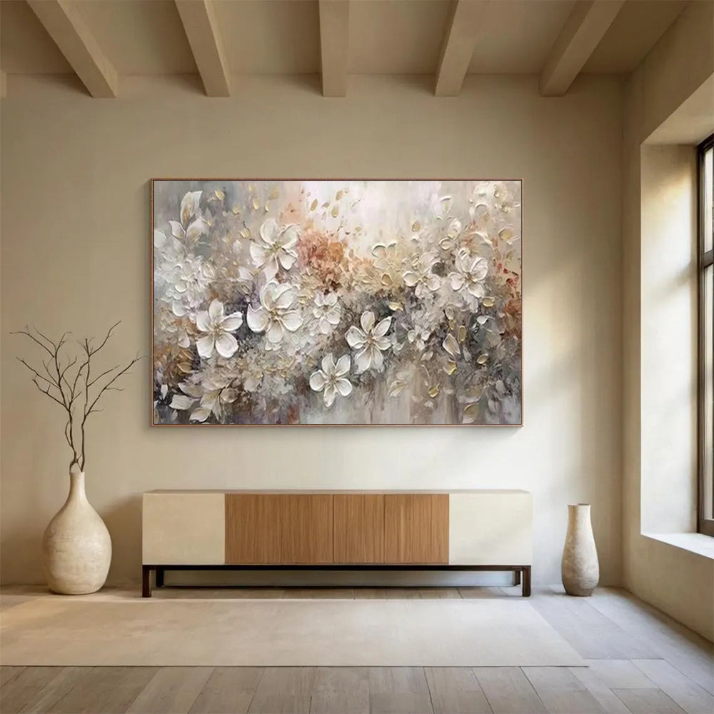 Bespoke Vertical Urban Vertical Aquarium Exhibit Hall Oversized Abstract Hand-Painted Art DLZ2643