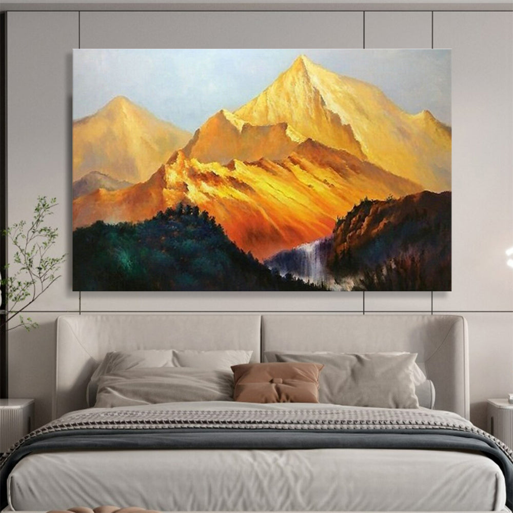 Customized Large-Scale Abstract Hand Painting for Public Ferry Boat Upper Deck DLZ2817