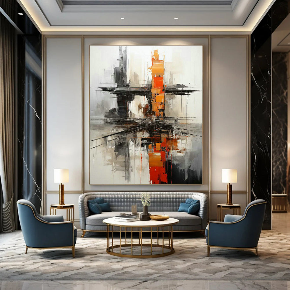 Extensive Custom Hand-Painted Abstract Painting - Magical Realm for Fairy Tale Theme Parks  DLZ0273