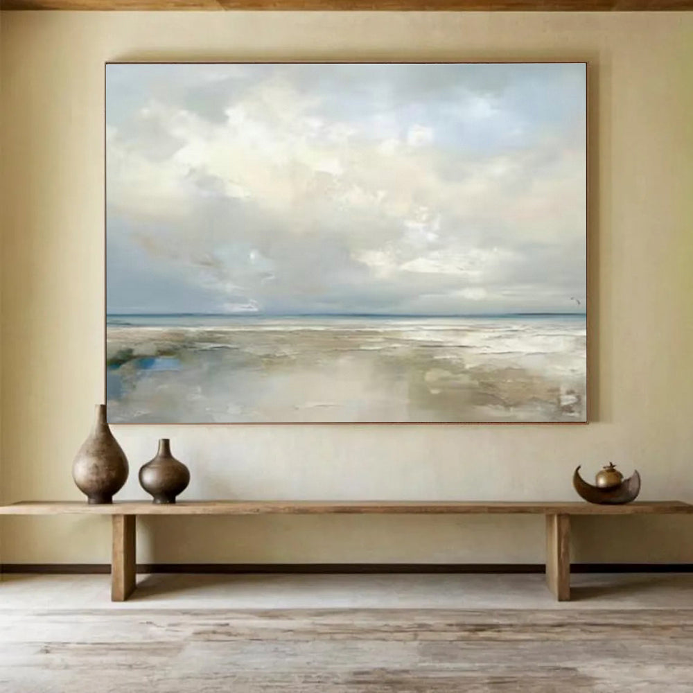 Oversized Custom Abstract Hand Painting for Music Recording Studio DLZ2706