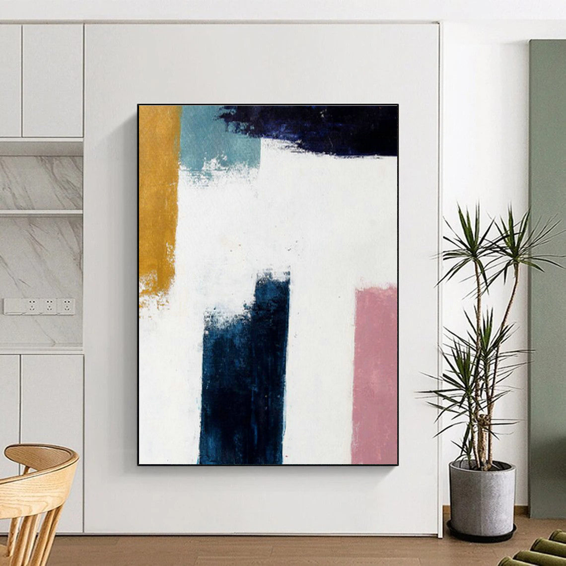 Gigantic Custom Handmade Abstract Wall Art for Feng Shui Practitioners' Studios  DLZ0037