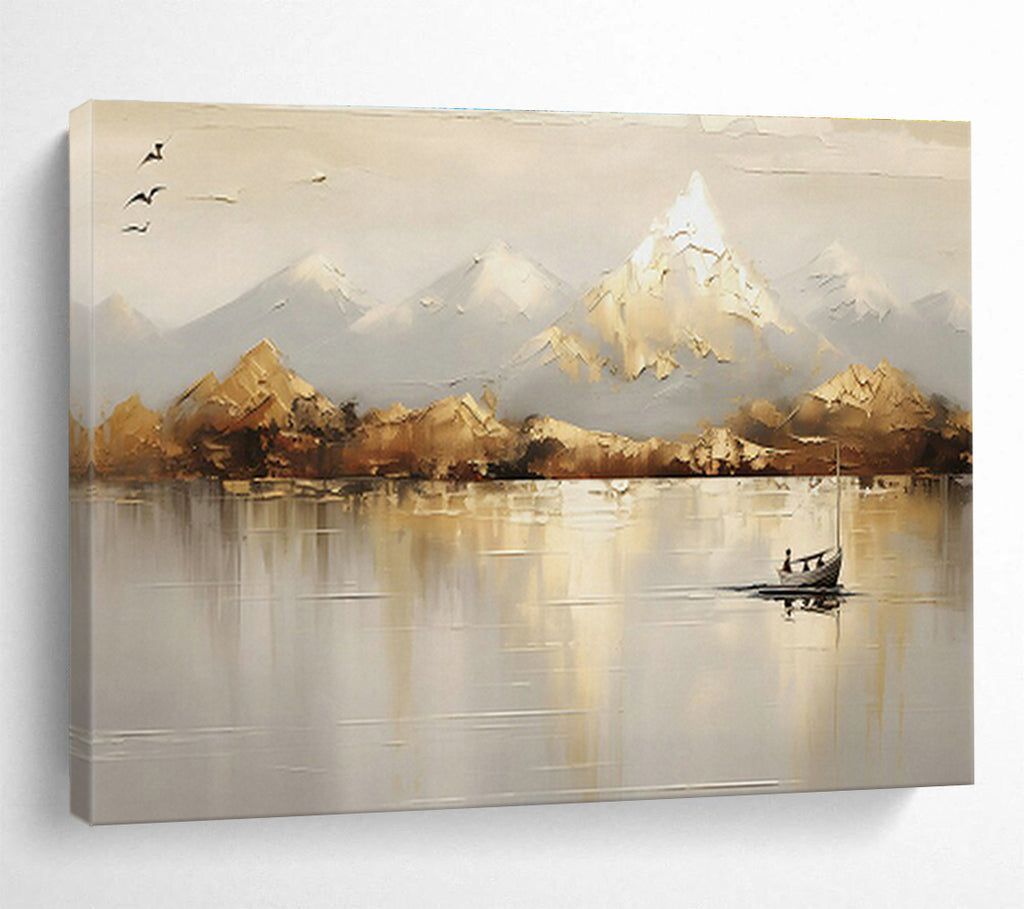Custom-Made Vertical Factory Large Abstract Hand Painting DLZ2542