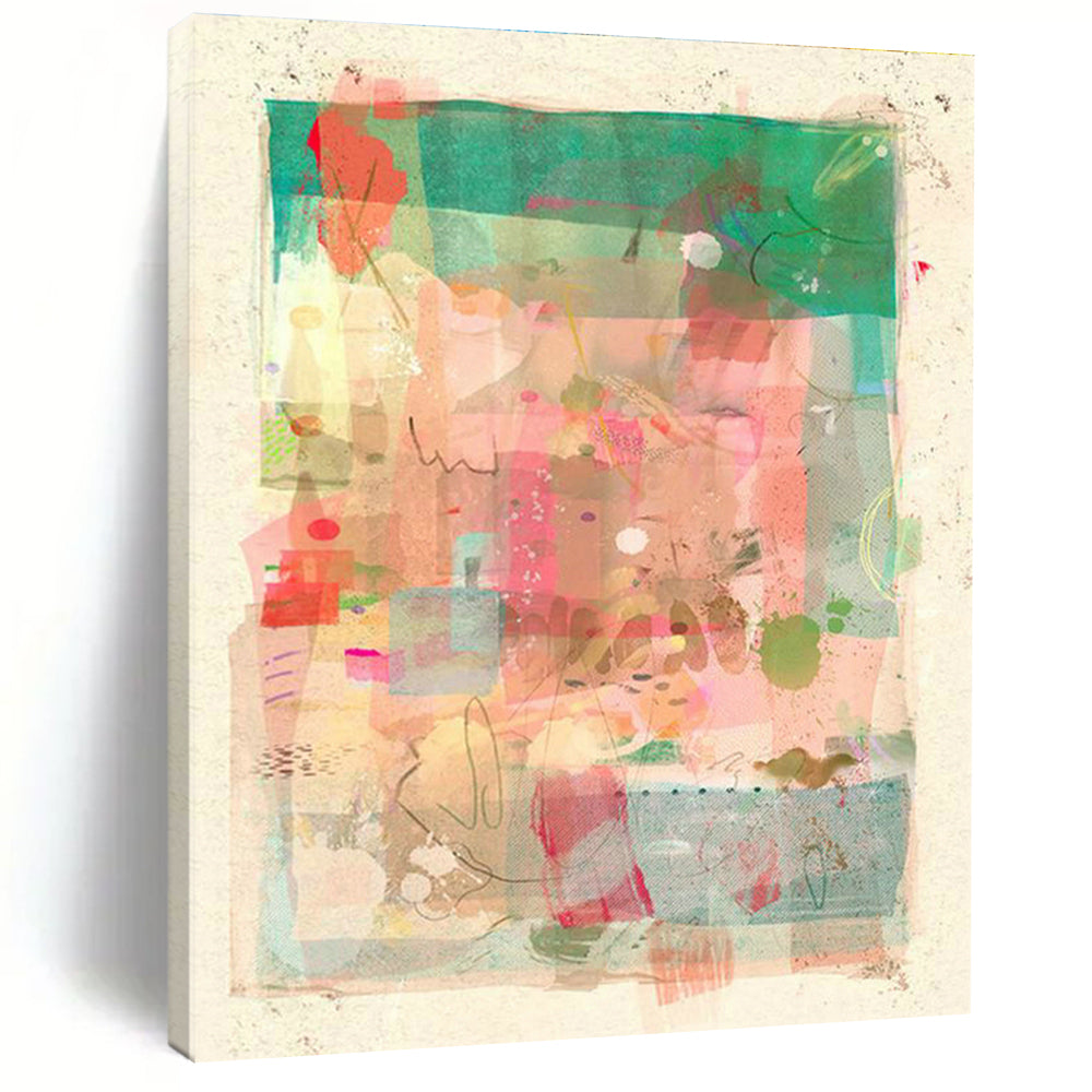 Monumental Large Custom Hand-Painted Abstract Painting - Majestic Decor for Concert Halls  DLZ0171