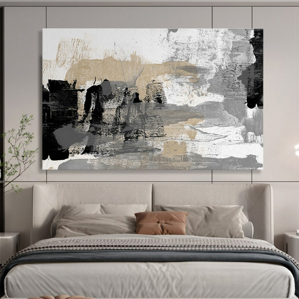Oversized Custom Hand-Painted Abstract Art for Sustainable Forestry Management Center DLZ2832