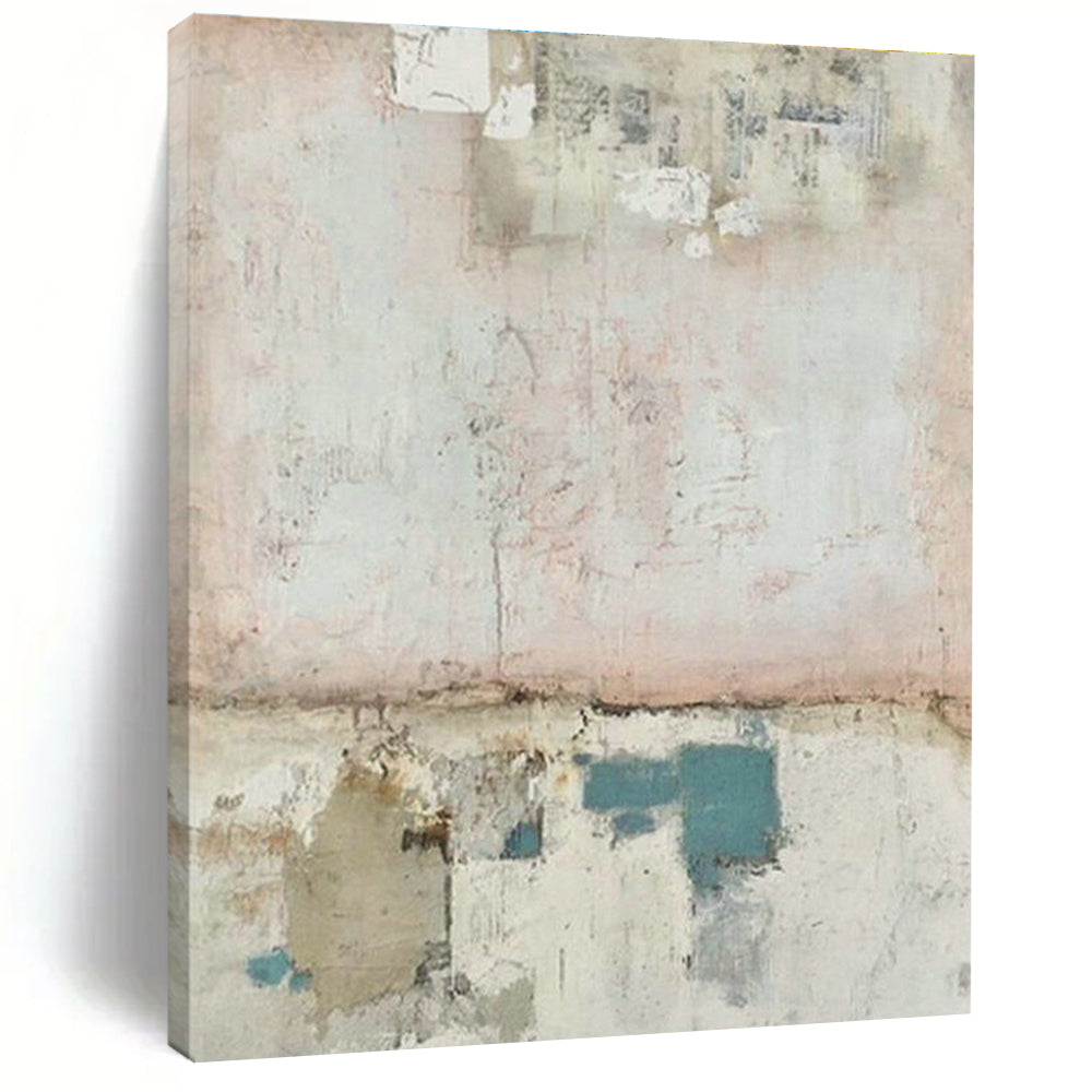 Striking Large Custom Hand-Painted Abstract Canvas - Bold Statement for Tattoo Studios  DLZ0191