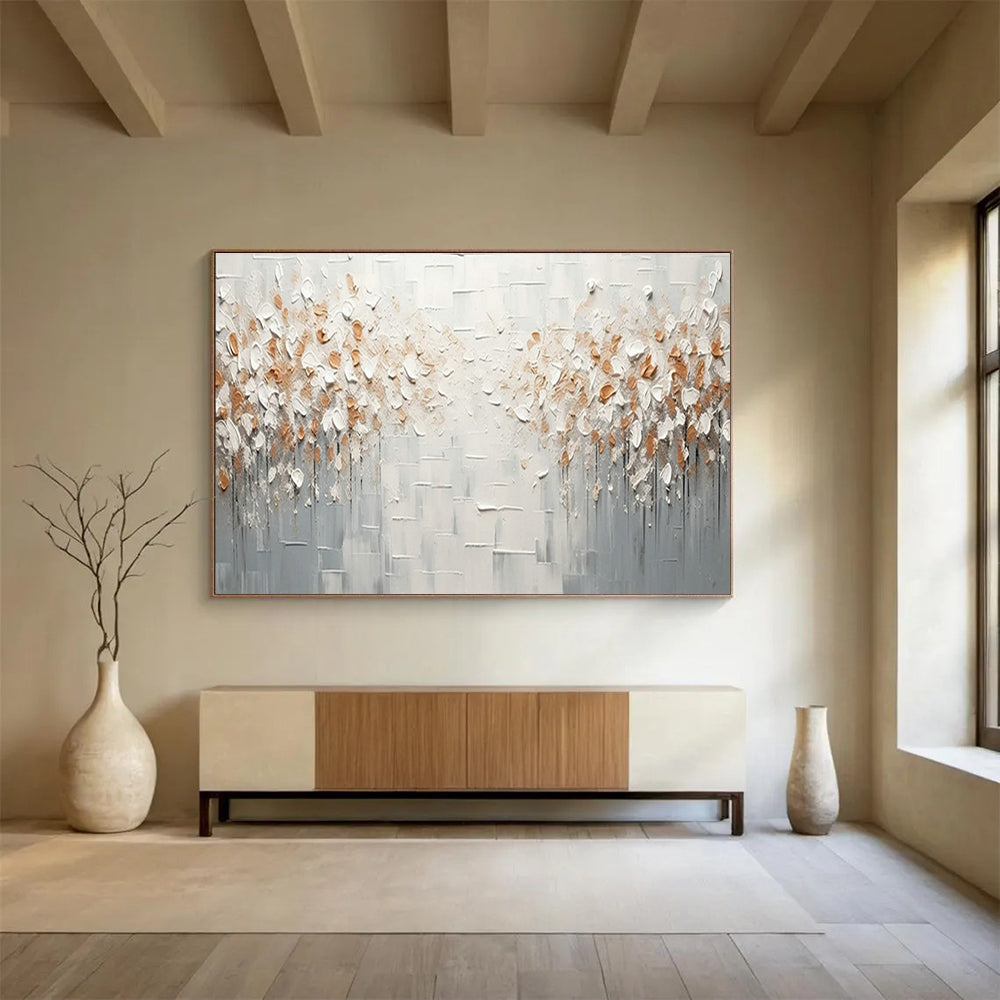 Touchable Relief Custom Hand-Painted Abstract Art—Interactive Decor for Nurseries