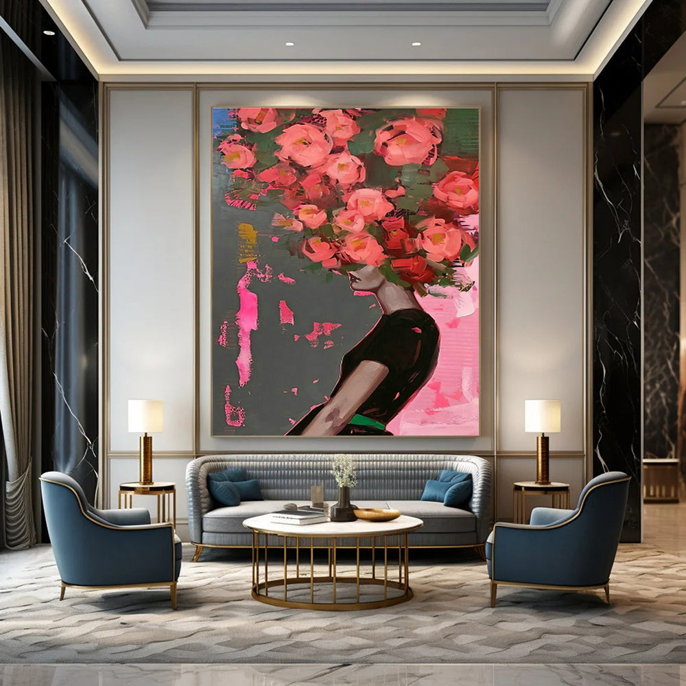 Giant, Panoramic Custom Abstract Canvases for Bedroom Immersion DLZ0458